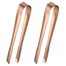 Pinças douradas, elegantes utensílios multiuso na cor dourada, tamanho ideal para servir gelo, açúcar e alimentos em chás, cafés da manhã e