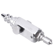 Edelstahl 8cm Mini-Tauchluftdüsen für BCD-Inflator-Schlauch, Silber