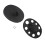 Round Plastic Hair Brush Holder Black Display Rack for Styling Tools 9