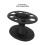Round Plastic Hair Brush Holder Black Display Rack for Styling Tools 3