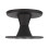 Round Plastic Hair Brush Holder Black Display Rack for Styling Tools 10