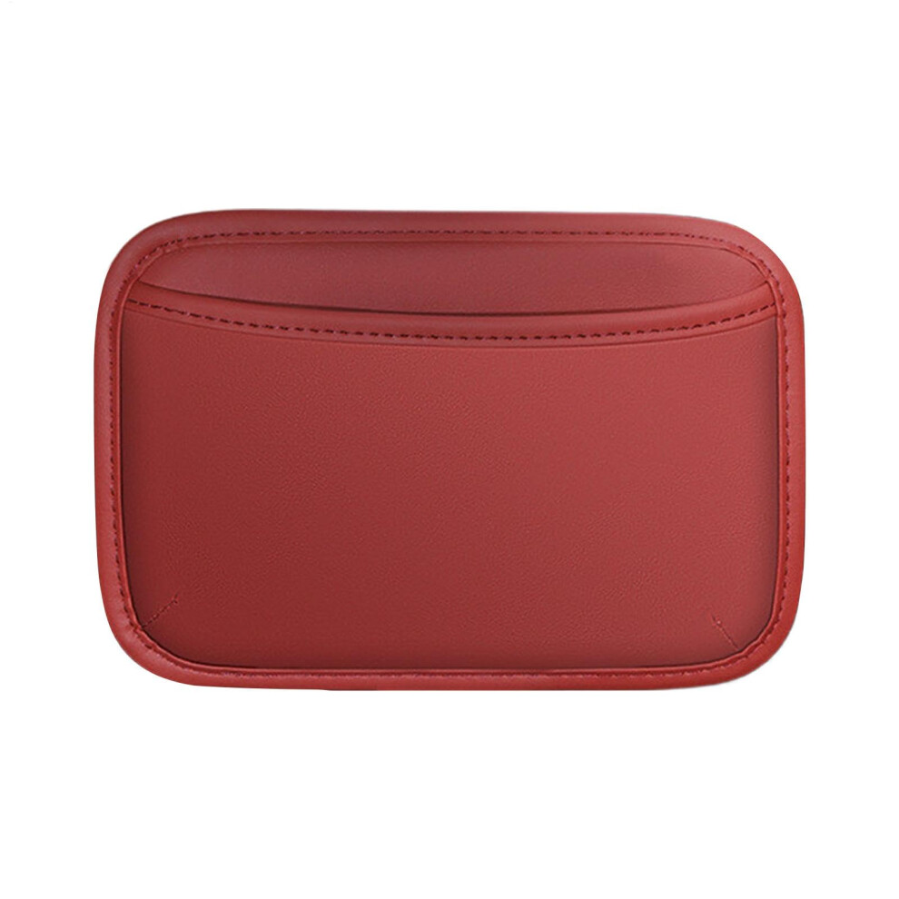 Car Side Pocket - Car Organizer | Car Seat Gap Filler | Center Adhesive Console Storage Bags Cell Phone Holder For Car Seat Gap Red 9323874049687