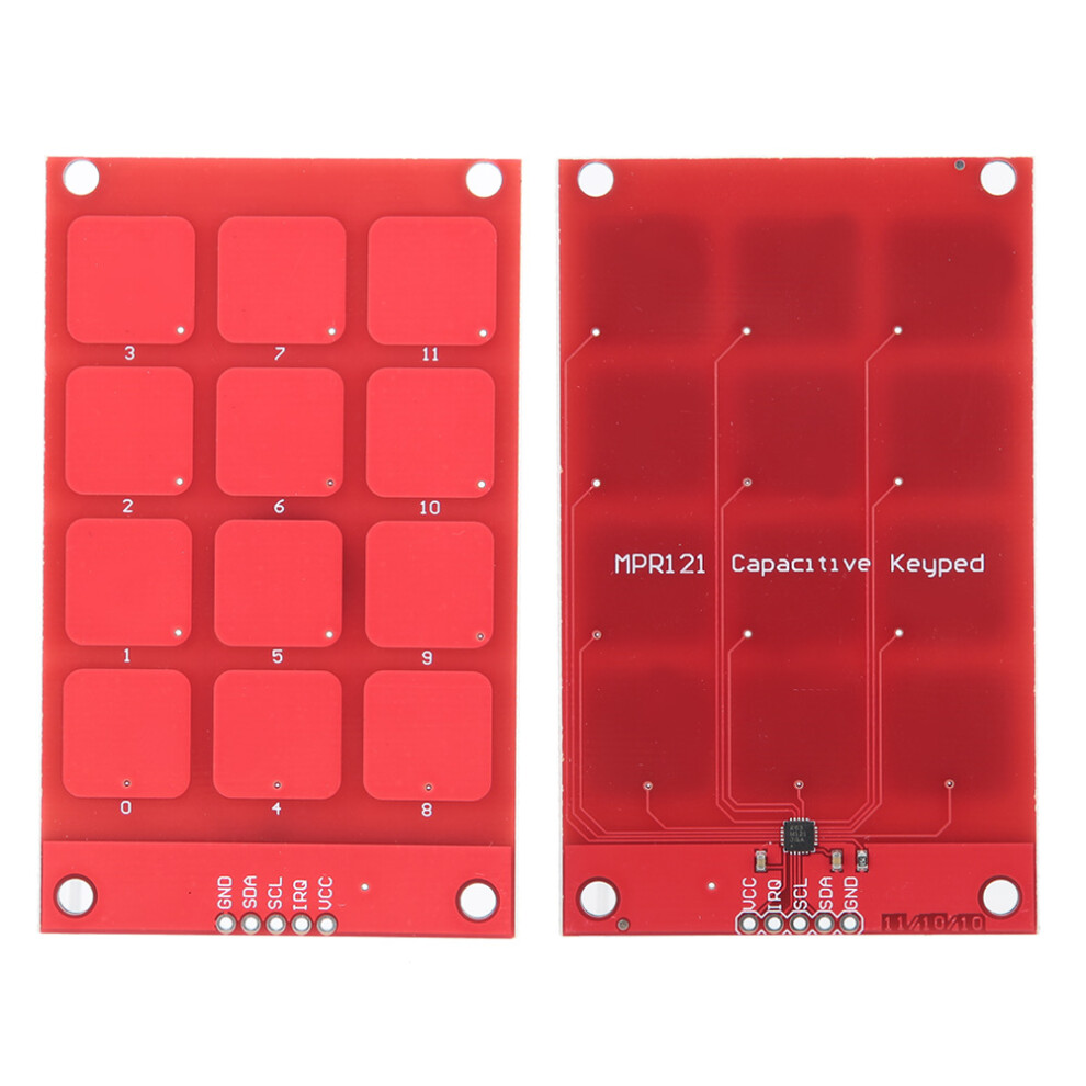 Mpr121 12-Button Capacitive Touch Keyboard High Sensitivity Keypad 9331362579288