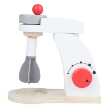 Holzküche-Spielzeugset mit Toaster, Brotmaschine und Mixer für Kinder