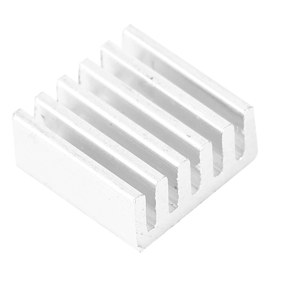 100Pcs Aluminum Heat Sink 9X4x9mm With Adhesive For Amplifier Ic & Pcb Cooling 8731362579508