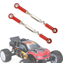 6 Stück 81mm Aluminium RC Spurstangen-Set | Verstellbar, Rot, Blau, Gold