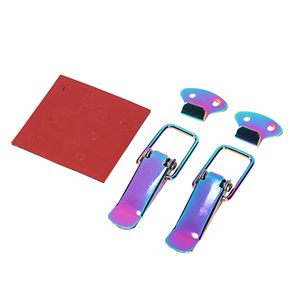 Car Hood Lock Clip - 8Cm Universal Iron Fender Clamp Purple 4921362581272