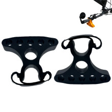 2-Piece Heavy Duty Bike Maintenance Tool | Stabilizer Support for Cycling | Adjustable Repair Stand | Mountain Bicycle (Black)