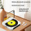 Portable CD Player with Bluetooth,Rechargeable Compact & Lightweight Cd Player, Wireless & Wired Playback onesize white 3