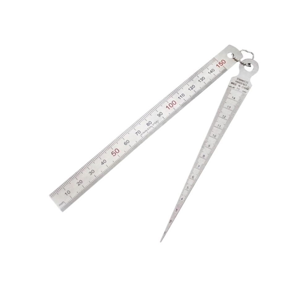 Feeler Gauges, Wedge Feeler Gauge Steel Ruler Fill Gauge Gap Gauge Gap Gauge Probe Set Metric Thickness Set Gap Tool 9105992168101