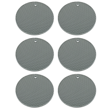 Silikon-Untersetzer mit rutschfestem Deckel und Glasöffner, inspiriert von Wellen auf einem See für eleganten Tischschutz, lebensmittelechte,