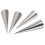 Conical Waffle Cone Puff Pastry Forms, Rust Resistant Stainless Steel Baking Molds for Effortless Pastry Making 1
