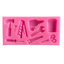 Mucegai silicon antiaderent pentru fabricarea ciocolatei, instrument de copt ușor de eliberat pentru decorarea tortului, fondant, meșteșuguri DIY,