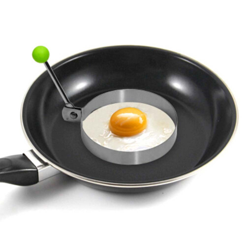Professional Chef Quality Breakfast Mold, Nonstick Stainless Steel Egg Rings With Foldable Handles, Multi-Function Cooking For Perfect Eggs, 2Pcs