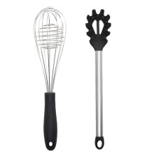 Ungiftiges, hitzebeständiges Silikonspatel-Set, antihaftbeschichtet, mit durchgehenden und geschlitzten Spateln, ideal für Fisch, Eier und