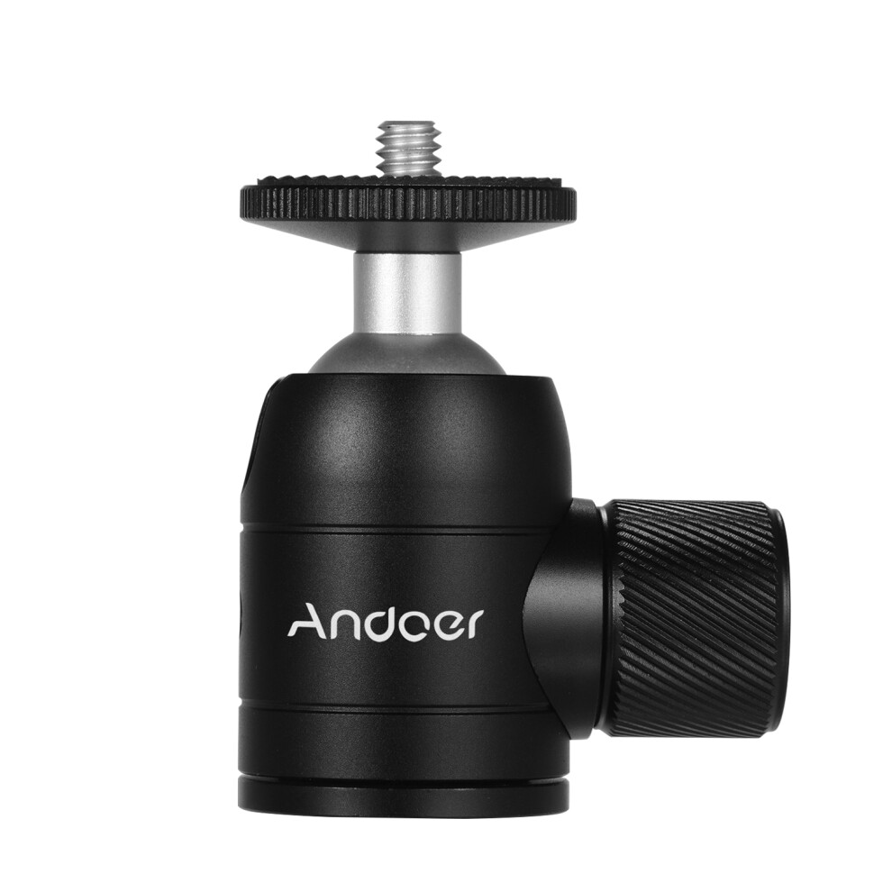 Andoer Ball Head 360 For Dslr Tripod/Monopod 4Kg Limit Compact 5.8Cm 9451362582085