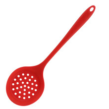 Colher separadora antiaderente de silicone de qualidade alimentar, com construção durável para manuseio seguro e fácil dos alimentos.