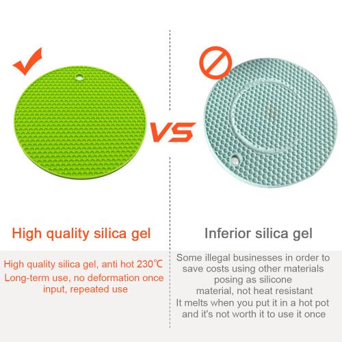 Εμπνευσμένο χαλάκι σιλικόνης Lake Ripple, ανθεκτικό στη θερμότητα, εύκαμπτο και 2