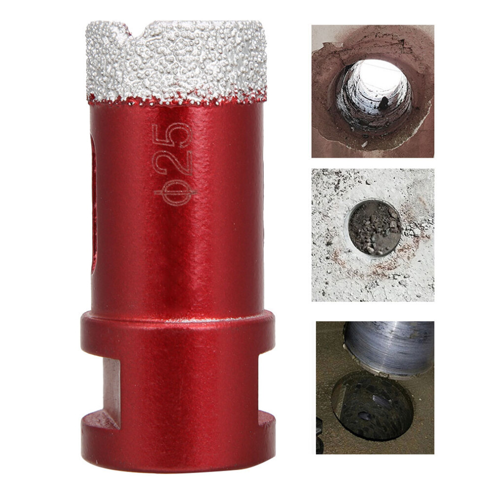 2Pcs Diamond Hole Saws Bits M14 Female For Marble & Tiles 25Mm 3451362582524