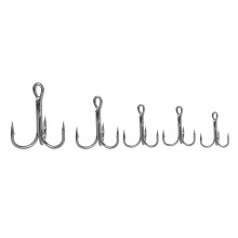 50 Stück Dreifach-Angelhaken Set – Barbed Zubehör aus Hochkohlenstoffstahl