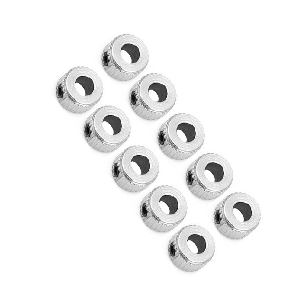 Heavy Duty Ferronickel Shaft Collars 10 Pack 5.1Mm Electroplate For Industry 5081362583405