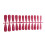 (white) 24 Pcs Fake Nails Artificial Nail Tips Coffin Pattern Manicure 2