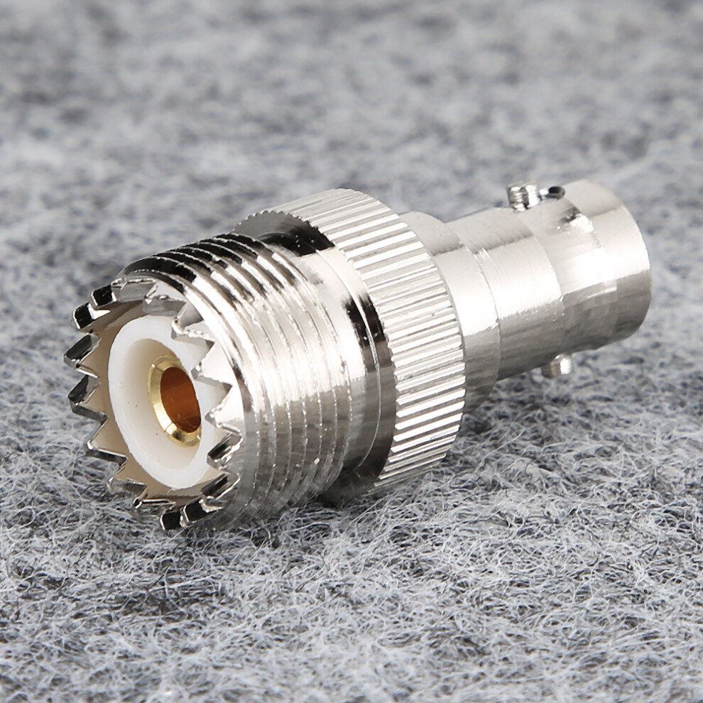 Rf Coaxial Adapter Set 2Pcs Uhf To Bnc Female For Antenna Projects 8401362584788