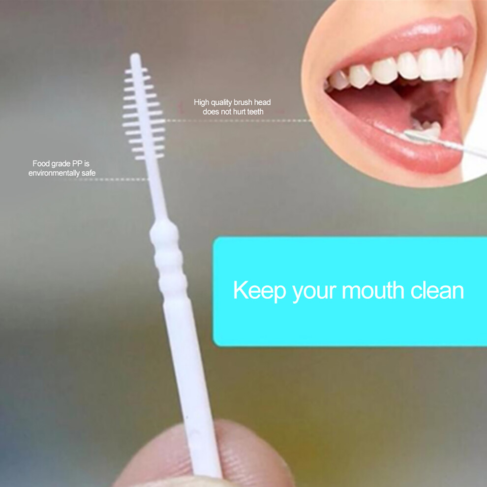 3pcs Oral Dental Flossers Interdental Brushes Tooth Cleaner Pack