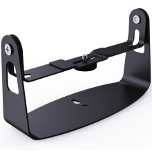 360 Degree Rotating Projector Mount Heavy Duty Metal Bracket For Wall Ceiling Desk Installation Supports Up To 5kg Black