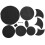 Durable 14-Piece Drum Practice Pad Set EBR Material for Noise Control 2