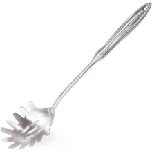 Stainless Steel Pasta Server, 36.5cm Spaghetti Scoop, Vacuum Insulated Handle, Easy Storage, Multipurpose Cooking Utensil, Heat Resistant, 304 Stainle