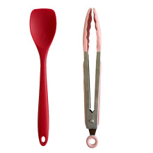 Antihaftbeschichteter, hitzebeständiger Silikon-Kochlöffel (BPA-frei) mit komfortablem Griff – ideal für kleine Küchen und unterwegs.