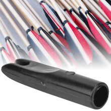 50 Stück 6 mm Schwarze Kunststoffpfeilabschlüsse für die Outdoor-Bogenschießen und Jagd