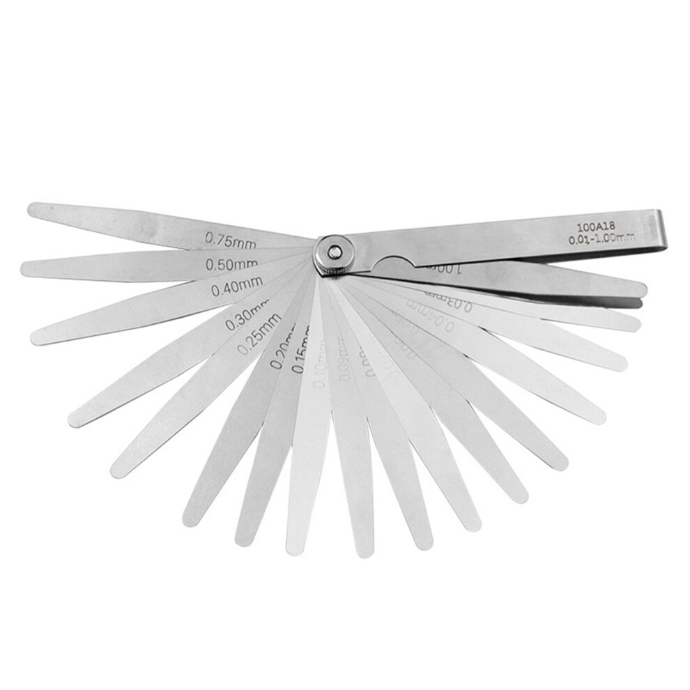 Feeler Gauges Set Stainless Steel Metric And Standard Thickness Gauges Tapered Feeler Measuring Tool Industrial Measurement 9067246829018