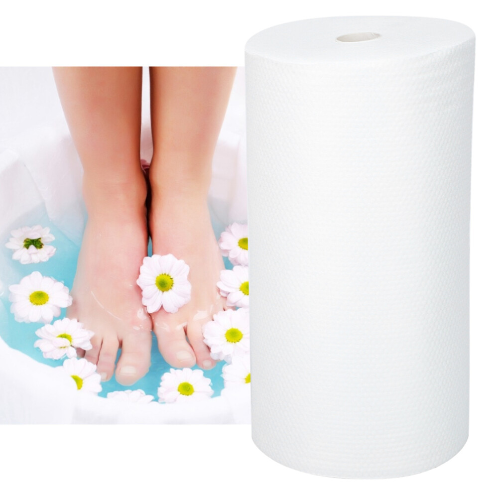 Foot Bath Towel Roll Disposable Skin Friendly 100m for Salon & Spa Services