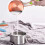Μεζούρες Gourmet Chef από ανοξείδωτο ατσάλι, υλικό κατάλληλο για τρόφιμα για ασφαλές 4