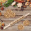 Rolo de massa com entalhe profundo em forma de alce e veado, feito de madeira de faia, ideal para confeitaria e artesanato, 43 cm/16,9 polegadas, 4