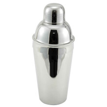 Cocktailshaker, 473 ml Edelstahl-Mixset mit integriertem Sieb, gefriergeeignet, leicht zu reinigen, professionelle Qualität für gleichmäßiges