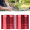 20 Stück Aluminiumlegierung Explosionssichere Pfeilringe Set, Rot 8mm 8