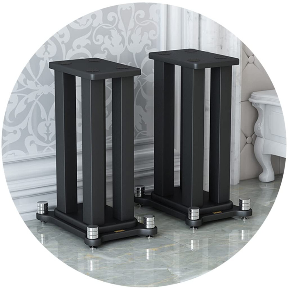 Floor Speaker Stands Heavy Duty For Surround Sound Bookshelf Speakers Home Theater Support 200Mm/7.8Inch Black 9323874051178