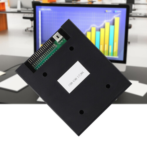 720KB Floppy Drive to USB Emulator U720K Black, Industrial Control Replacement 2