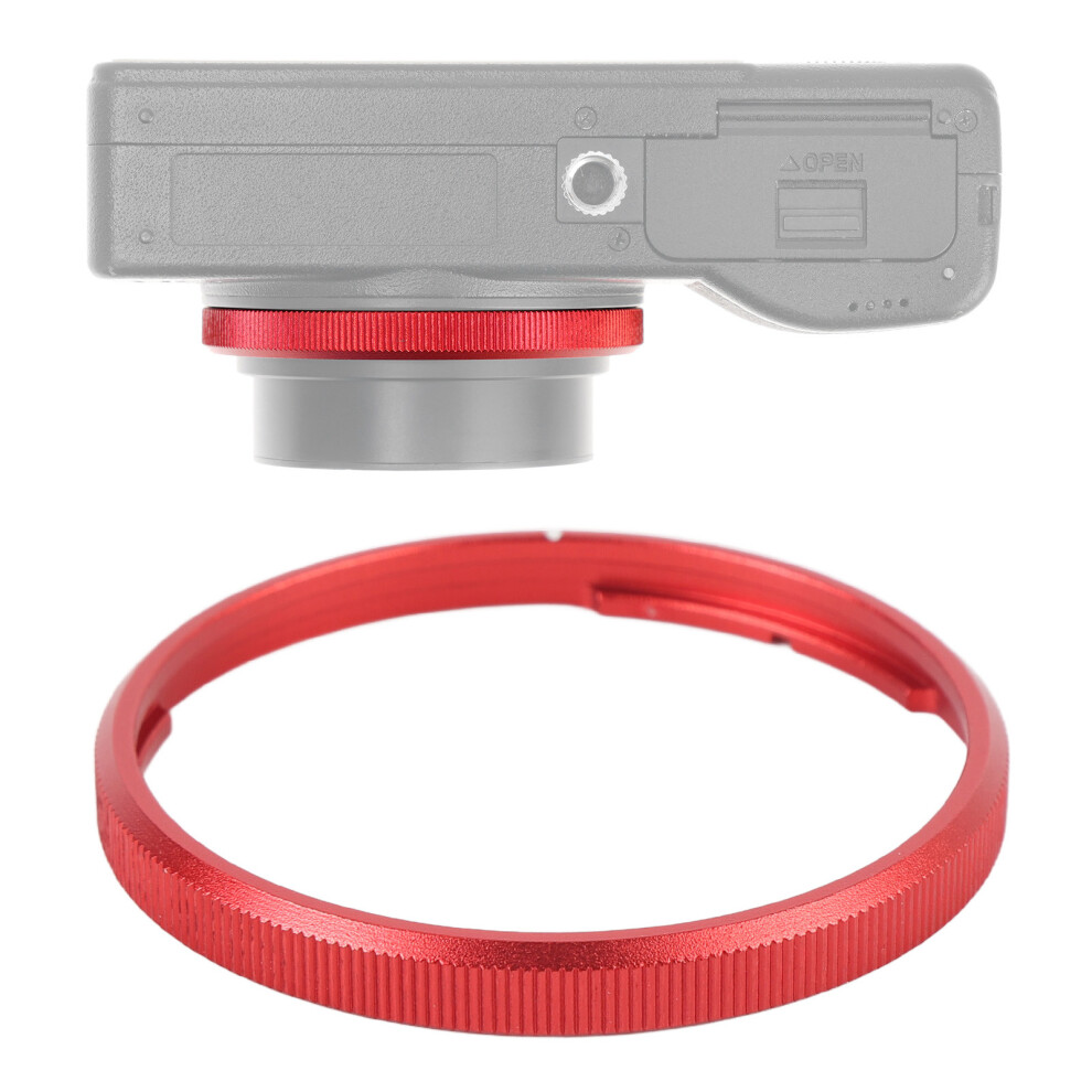 Aluminum Alloy Lens Decoration Ring Cap For Gr3x Camera Accessories Red 4221362589798