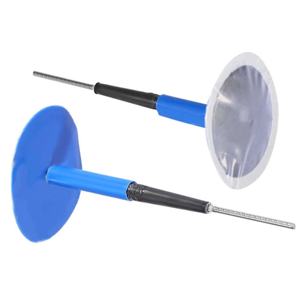 Car Motorcycle Tubeless Tire Repair 24 Pcs Mushroom Plug Patch Gum Kit Light 5081362591776