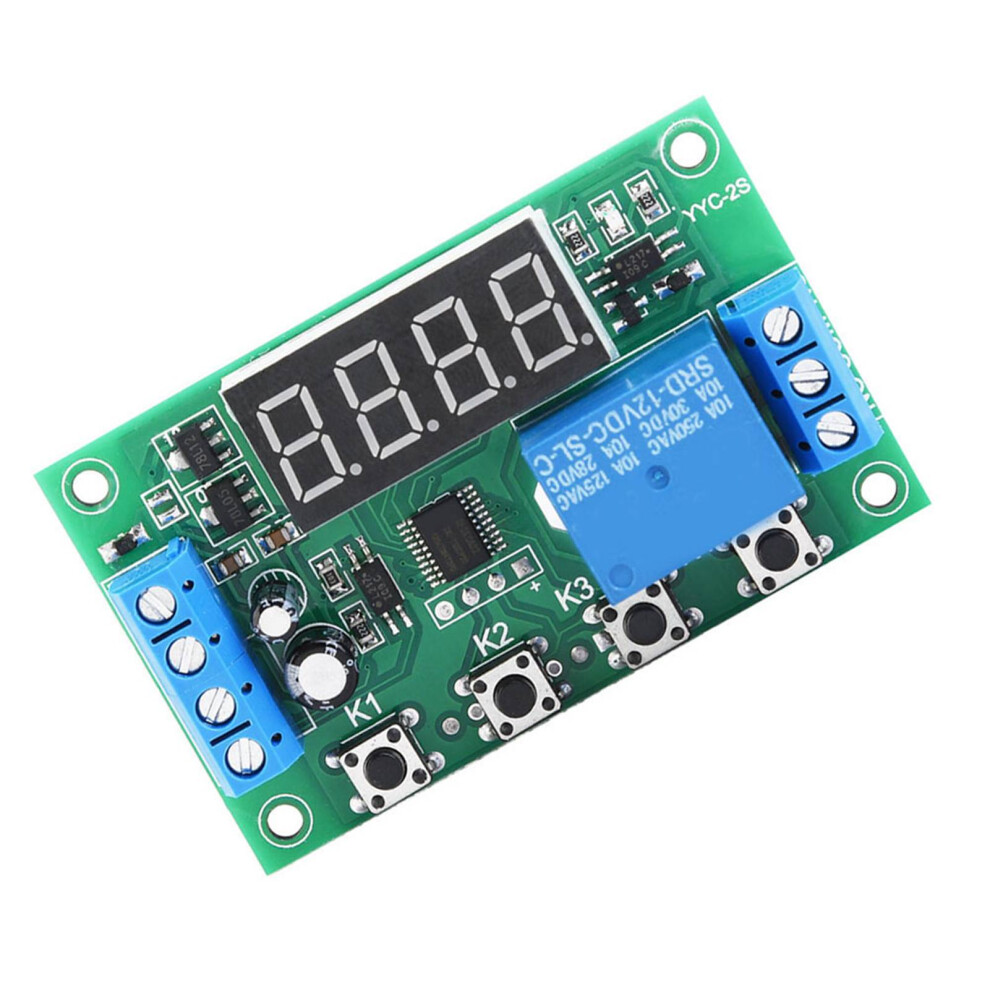 Led Display Timer Relay Switch Module 12V Adjustable Automation Control 7891362591670
