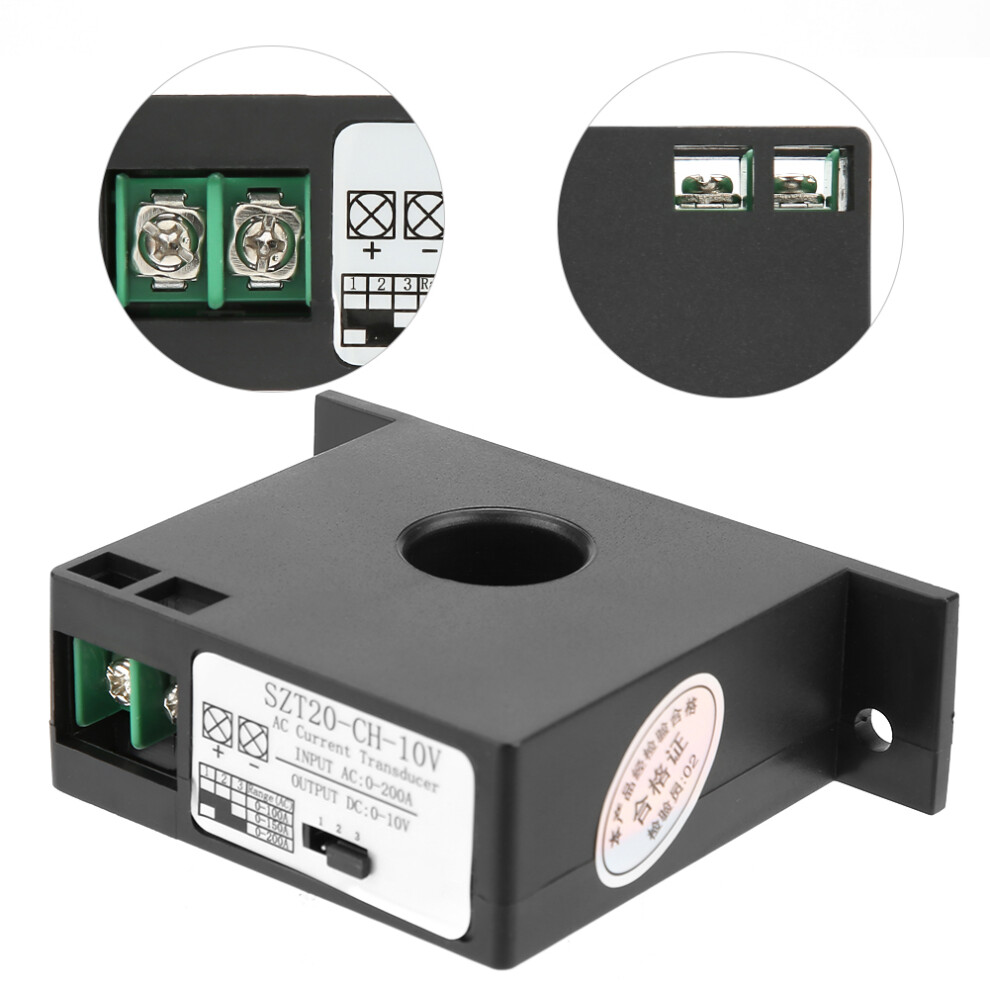 Szt20-Ch-10V Ac Current Transmitter 0-200A Output Dc 0-10V 5001362592870