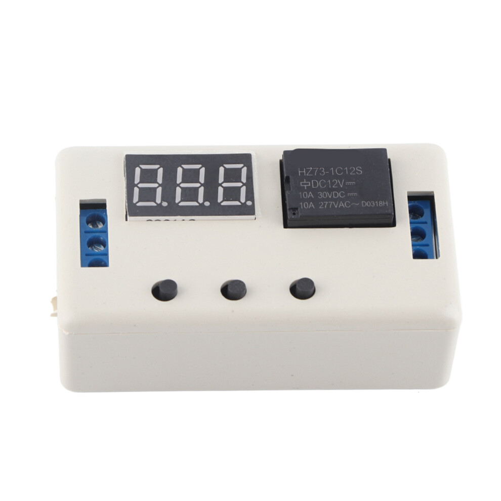 Timer Relay 12V Led Display - Adjustable Automation Control Module 3071362593834