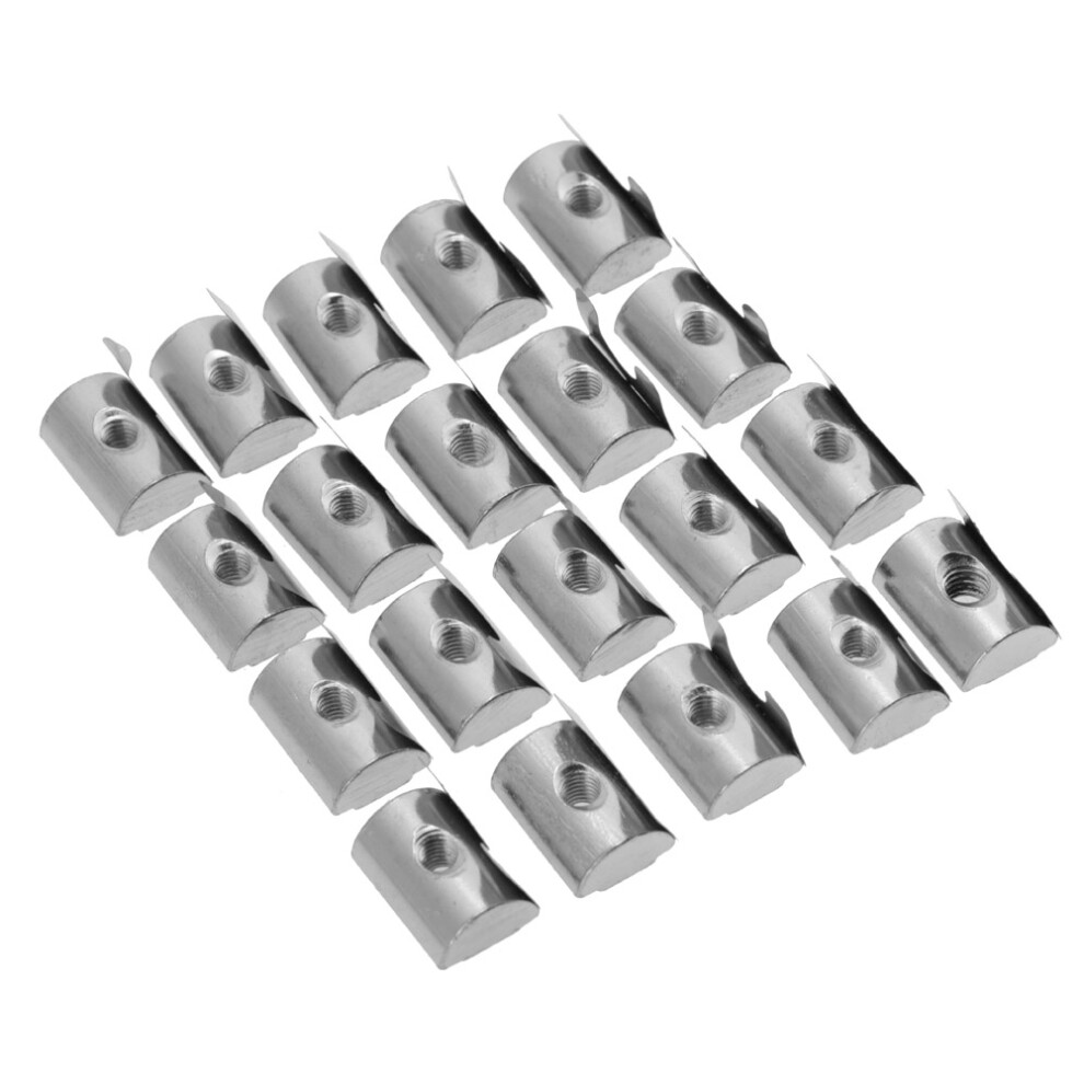 M8 Shrapnel Nut Block Aluminium Profile Connector 20Pcs For Aussie Diy Projects 9471362593256