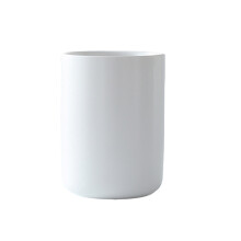 Copos multifuncionais, material cerâmico premium para uso diário, branco, 10,1 x 10,1 x 17,6 cm, organize seus utensílios com estilo e sem