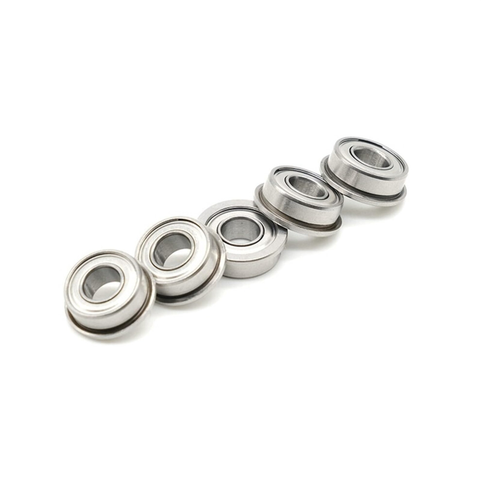 10Pcs F698zz Bearing Abec-7 8 * 19 * 6 Mm Flanged F698z Ball Bearings F698 Zz F619/8Zz 9067246829872