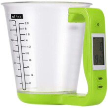 Vaso medidor digital con apagado automático, báscula de cocina con plástico de alta calidad y medición rápida de datos, para las necesidades